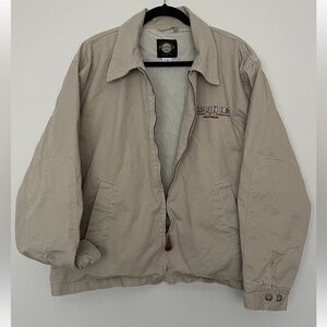 Hard Rock Cafe Hollywood Beige Men's Jacket Size M